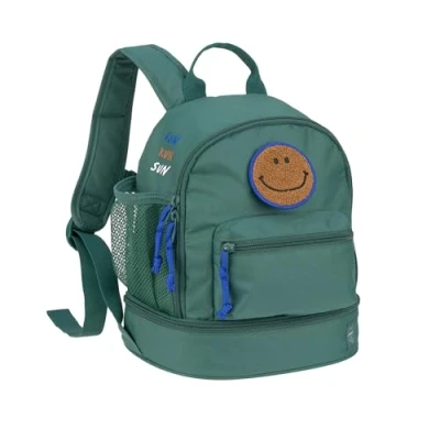 Obrázek LÄSSIG Kinderrucksack mit Brustgurt Kindergartentasche Kindergartenrucksack 6,5L ab 3 Jahren/Mini Backpack Dark Green