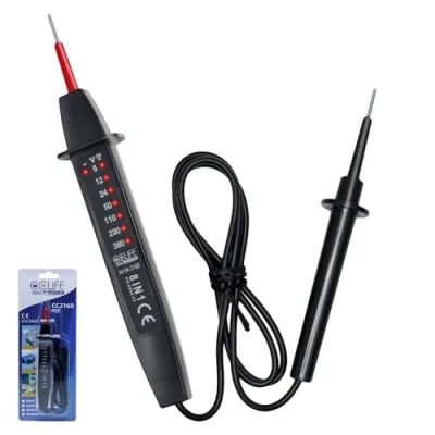 Obrázek CCLIFE 2 Poliger zkoušečka napětí 6 380V AC/DC tester fázový