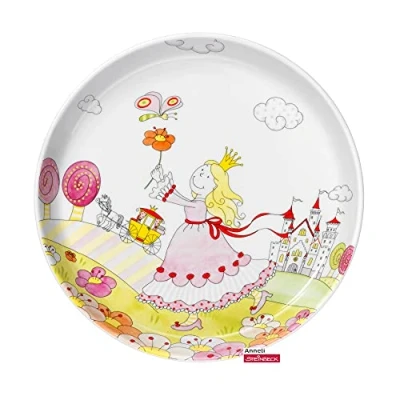 Obrázek WMF Dětské nádobí Princezna Anneli, dětský talíř 19 cm, porcelán, vhodný do myčky, pro barvy a potraviny