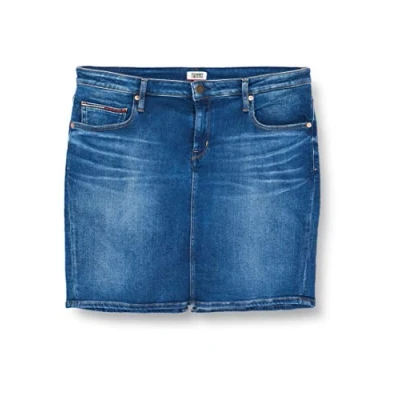 Obrázek Tommy Jeans Dámská Classic Denim Skirt Mnm Sukně 54 Modrá (Denim A)