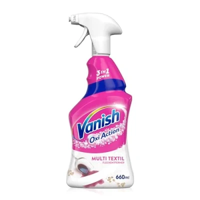 Obrázek Vanish Oxi Action Multi textil sprej na odstraňování skvrn 1 x 660 ml čistič koberce a polstrování proti nečistotám zápachu moči