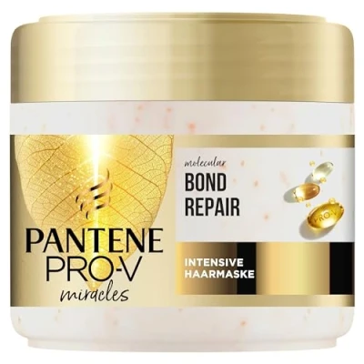 Obrázek Pantene pro V Molecular Bond Repair Hloubkově účinná péče o vlasy s biotinem 300 ml, koncentrovaná receptura extrémně suché vlasy, zajišťuje viditelně zdravější, silnější a regenerované