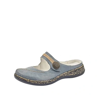 Obrázek Rieker Dámské 46391 Clogs, Modré džíny 14