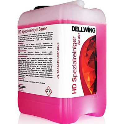 Obrázek DELLWING HD Spezial 5L ultrazvukový koncentrát pro čištění hliníku odstraňuje odolné nečistoty jako hořčík, minerály a vápno
