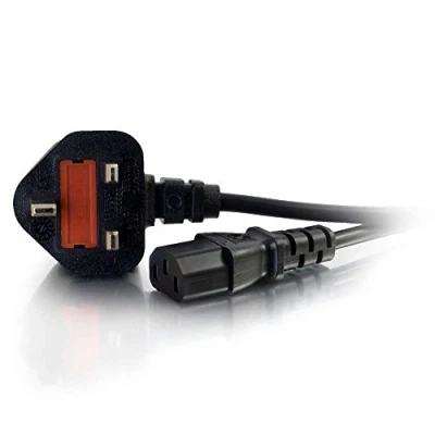 Obrázek C2G 88513 2 metry britského síťového kabelu (IEC320C13 do BS 1363) 6 stop kabel/síťový kabel pro rychlovarnou konvici
