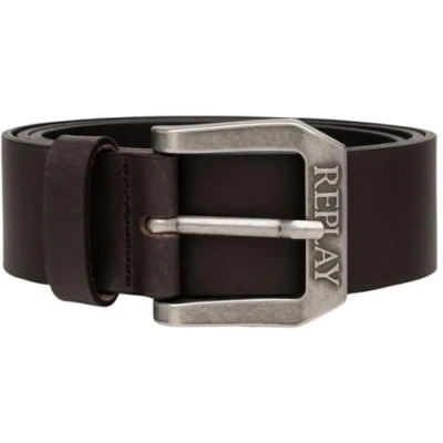 Obrázek Replay Herren Gürtel aus Leder, Black Brown 128 (Braun), 110