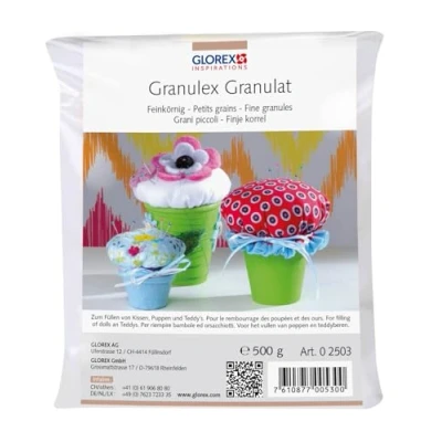 Obrázek GLOREX Granulex fein 500g, Weiß, 14 x 5.5 cm, 16 Einheiten