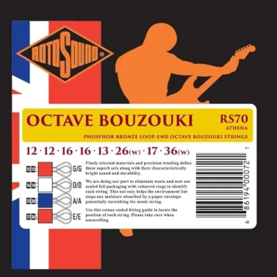 Obrázek Rotosound Athena RS70 struny řecké Bouzouki