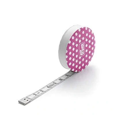 Obrázek Prym Love Rollmaßband 150 cm, Poly Fiber Gewebe, pink/weiß