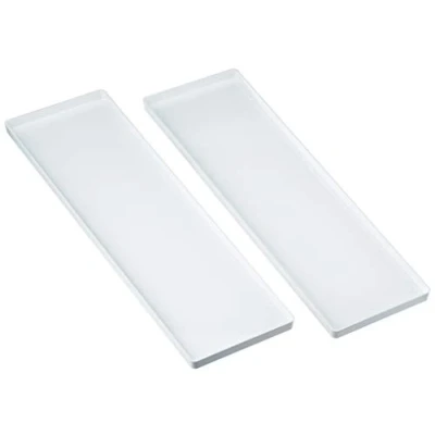 Obrázek Silikomart 25.425.87.0098 VGEL03/B SET 2 TRAY 119X395,5 H 12,5 MM, Weiß