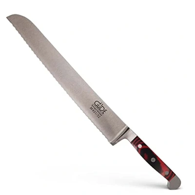 Obrázek GÜDE Solingen kovaný nůž na chléb, 32 cm, Micarta, ALPHA MIKARTA, dvojitá zátka, handmade Germany