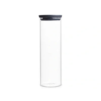 Obrázek Brabantia 1,1 L skleněná nádoba s šedým víkem, 1.9