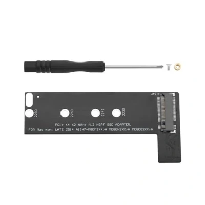 Obrázek Create idea Solidní karta adaptéru na pevný disk NVMe M.2 NGFF SSD adaptér ve tvaru L M Key konvertor pevného disku kompatibilní s MacBook Mini A1347 MEGEN2 MEGEM2