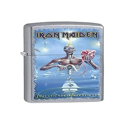 Obrázek Zippo Zapalovač Iron Maiden, chrom, stříbrný, 6 x 3,8 1,8 cm