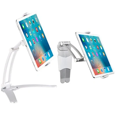 Obrázek Callstel držák na iPad: Stojan stůl a stěnu kompatibilní s iPady tablety do 12,9 palců (držák tabletu stůl, iPad stolu, Samsung Galaxy)