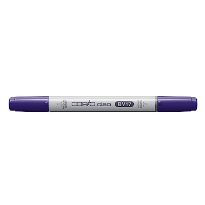 Obrázek COPIC Ciao Marker Typ BV 17, Deep Reddish Blue, univerzální popisovač rozložení, se středně širokým a jedním štětcovým hrotem