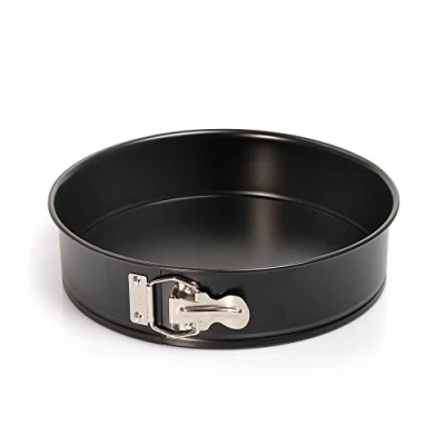 Obrázek Original Kaiser Classic rozkládací forma 28 cm kulatá, ploché dno, kulatá pečicí s nepřilnavým povrchem, koláčová odolná proti vytečení, černá