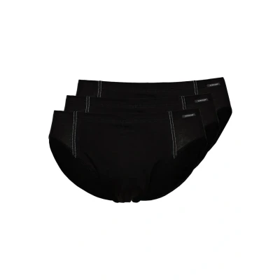 Obrázek Schiesser Essentials Supermini 3 pack Kalhotky black, Muži, Velikost: Small, black