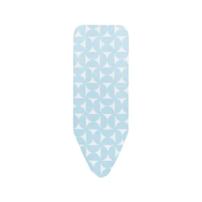 Obrázek Brabantia Bügelbrettbezug C 124 x 45 cm Komplettset aus 100% Baumwollbezug &amp; 8 mm Schaumstoffunterlage Für Bügeleisen Dampfbügeleisen Mit Kordelbinder Stretch System Fresh Breeze