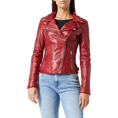 Obrázek Freaky Nation Dámská bunda Biker Princess, Červená (Apple 4068)