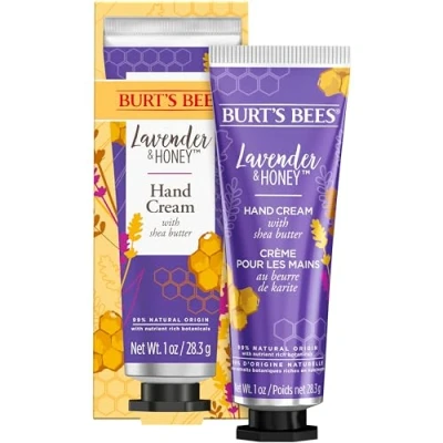 Obrázek Burt&#039;s Bees Handcream Lavender &amp; Honey Handcreme für trockene Hände Handpflege mit Shea Butter Lavendel 500432