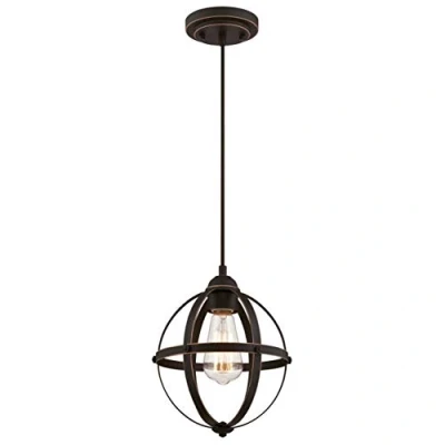 Obrázek Westinghouse Lighting závěsné svítidlo se světlem 6361940 v olejované bronzové barvě s akcenty