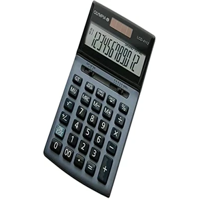 Obrázek Olympia kalkulačka LCD 4112, modrá