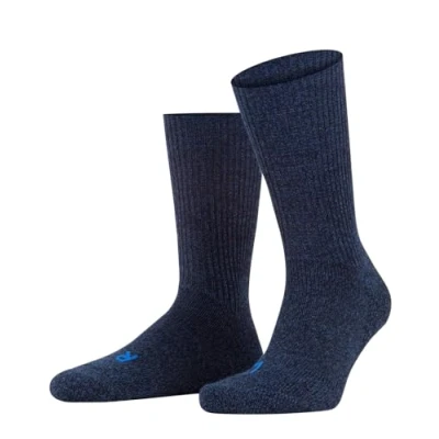 Obrázek FALKE Unisex Walkie ergo trekingové ponožky prodyšné, rychleschnoucí, regulující klima, vlna zabraňující zápachu funkční materiál silné polstrování odolné turistické dlouhé teplé 1 pár, Modrá