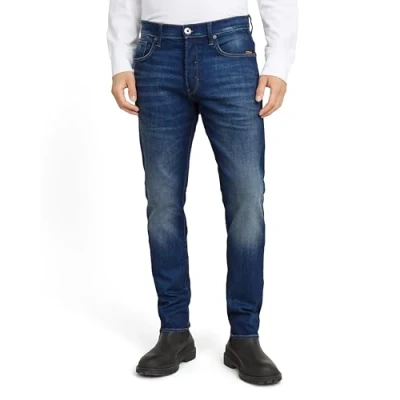Obrázek G STAR RAW pánské 3301 Slim Jeans, Modrá (Worker Blue Faded 51001 a088 a888)