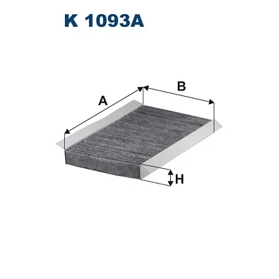 Obrázek FILTRON K1093A filtr, vzduch v interiéru
