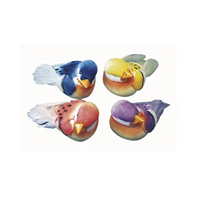 Obrázek Rayher 8538049 houba ptačí, 2 cm, sáček SB. 4 kusy, různé barvy