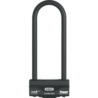 Obrázek ABUS Třmenový zámek Granit Power 58/140HBIII silný na motocykl s dvojitým zamykáním bezpečnostní úroveň 18 230 mm výška třmenu