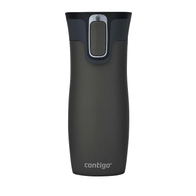 Obrázek Contigo West Loop Autoseal Thermobecher, Edelstahl Isolierbecher, Kaffeebecher To Go, BPA frei, auslaufsicherer Reisebecher mit Easy Clean Deckel, hält bis zu 5h warm, 470 ml, 1 Stück