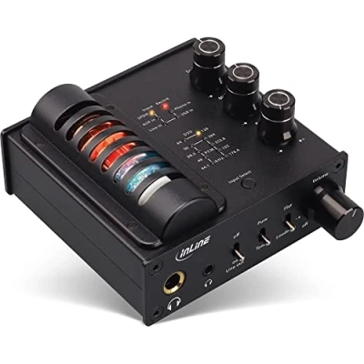 Obrázek InLine 99207I AmpUSB ekvalizér, Hi Res Audio HiFi DSD sluchátka zesilovač trubice + USB DAC