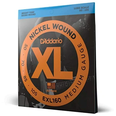 Obrázek D&#039;Addario E Bass kytarové struny pro basovou kytaru EXL160 střední, 50105 Long Scale