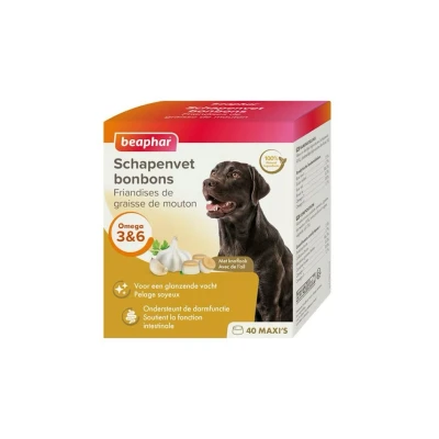 Obrázek BEAPHAR bonbóny z ovčího tuku s česnekem 245g