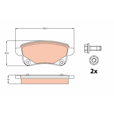 Obrázek TRW gdb2082, MTB Box, Set 4