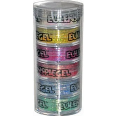 Obrázek Eulenspiegel 999158 polyesterová třpytka Glamour edice, 6 x g, sypké třpytky, karneval, Halloween, tématická party