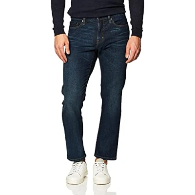 Obrázek Amazon Essentials Pánské džíny, rovně střižené, tmavé praní, 36 W / 31 l
