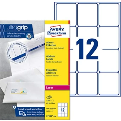 Obrázek Avery Zweckform L7159 100 adresu páska pro, bílá