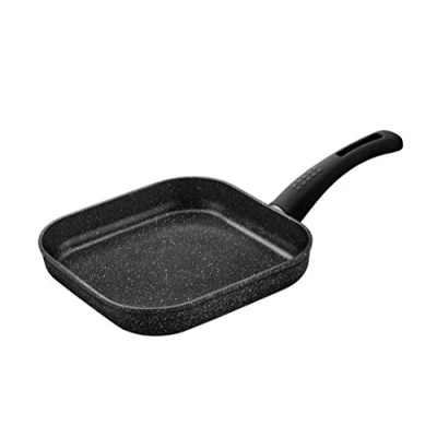 Obrázek Monix Cosmos Grill pan pánev na, s nepřilnavý povrch, kámen efekt, 24 cm