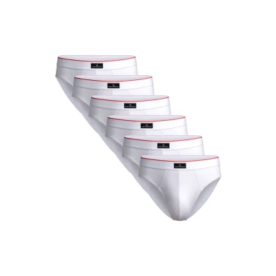 Obrázek Danish Endurance 6 PACK Ultracomfort Kalhotky, Muži, Velikost: Large, White