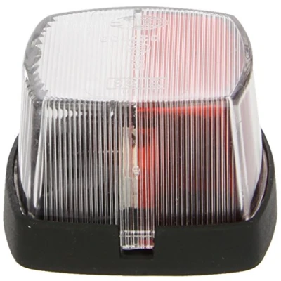 Obrázek HELLA 2XS 005 639 002 obrysové světlo přívěs karavan halogen 6/12/24V montáž ECE barva světelného panelu: čirá / červená boční sada