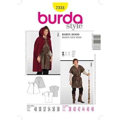 Obrázek Burda střihová předloha 7333 Robin Hood vel. 48 58