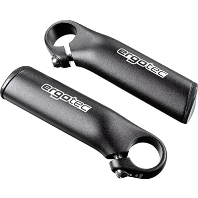 Obrázek ErgoTec Unisex Erwachsene Ergo S Bar Ends, Schwarz, Einheitsgröße