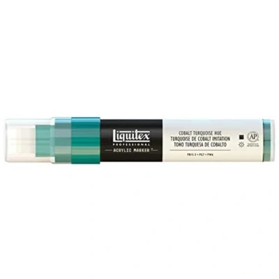 Obrázek Liquitex Akrylový popisovač akrylová barva, kobalt tyrkysová Imit 8 15 mm hrot