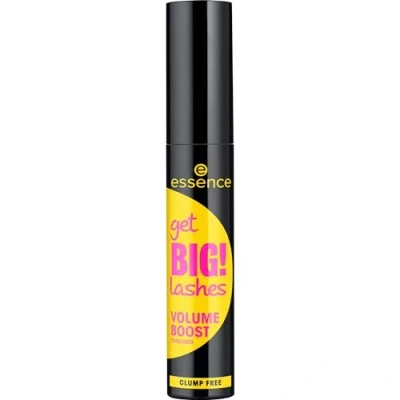 Obrázek essence get BIG! lashes VOLUME BOOST mascara, černá, objemující, setrvačující, definující, prodlužující, veganská, bez mikroplastů, nanočástice, parfému, balení 1 ks (12 ml)