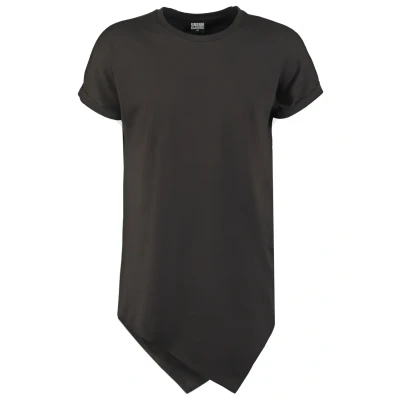 Obrázek Urban Classics Asymetric LONG TEE Triko s potiskem, Muži, Velikost: Small, Black