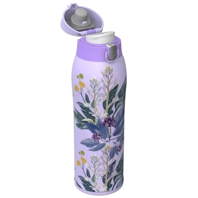 Obrázek Super Sparrow láhev na pití z ušlechtilé oceli 18/10 ultralehký pohárek 750 ml neobsahuje BPA, bezpečná proti vytečení, pití, pro sport, cesty, do školy, outdoor,