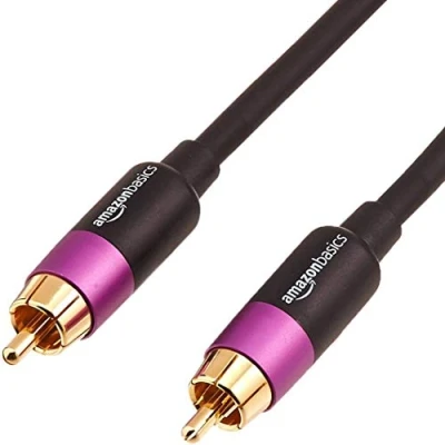 Obrázek AmazonBasics PBH 19089 kabel subwooferu, 4,6 m
